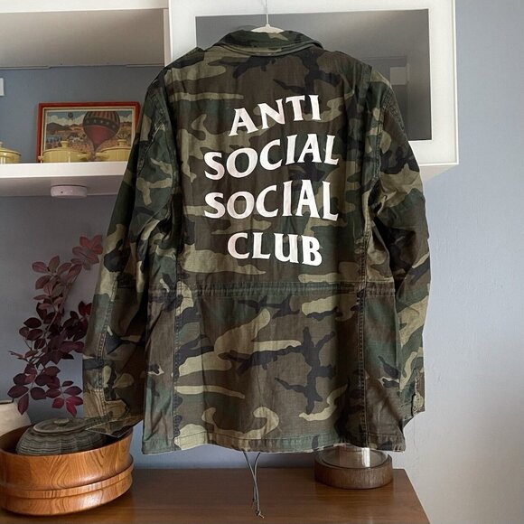 Alpha Industries × Anti Social Social Club Camo Defender M-65